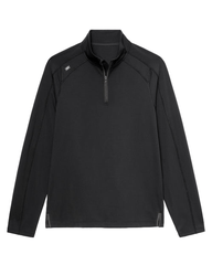 Rhone Layering S / Black Rhone - Men's Rise 1/4-Zip