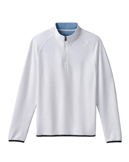 Rhone Layering S / Bright White Rhone - Men's Founder's Golf 1/4-Zip