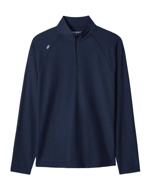 Rhone Layering S / Navy Rhone - Men's Atmosphere Midweight 1/4-Zip