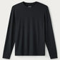 Rhone T-Shirts Pure Black / S Rhone - Men's Origin Long Sleeve Tee - Slim Fit