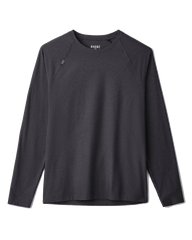 Rhone T-shirts S / Black Heather Rhone - Men's Reign Long Sleeve Crew