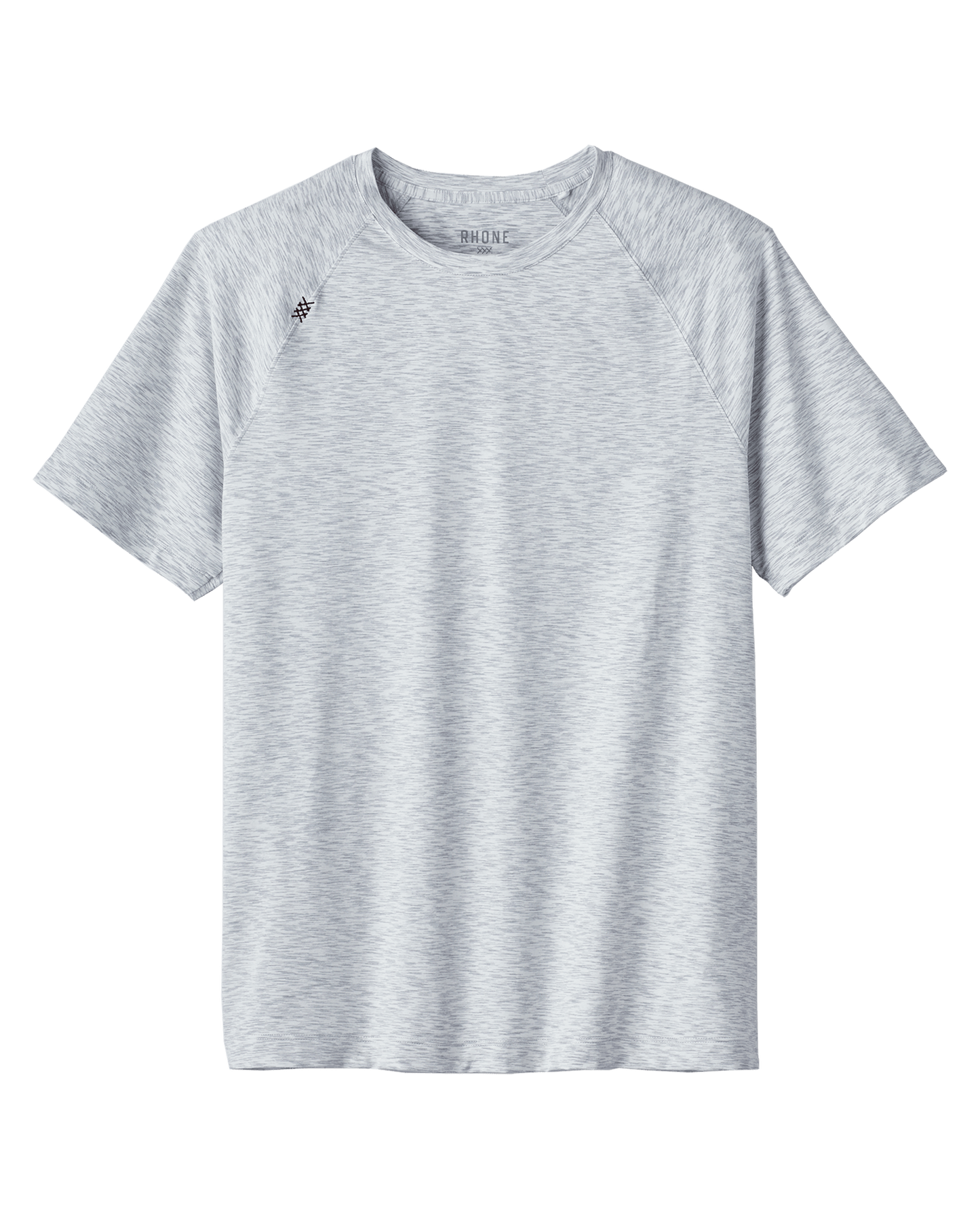 Rhone T-shirts S / Grey Space Dye Rhone - Men's Reign Short Sleeve