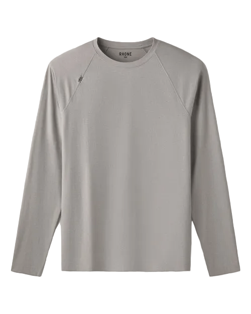 Rhone T-Shirts S / Griffin/White Heather Rhone - Men's Reign Long Sleeve Crew