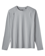 Rhone T-shirts S / Light Grey Heather Rhone - Men's Reign Long Sleeve Crew