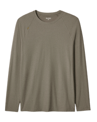 Rhone T-shirts S / Turtle Green Heather Rhone - Men's Reign Long Sleeve Crew