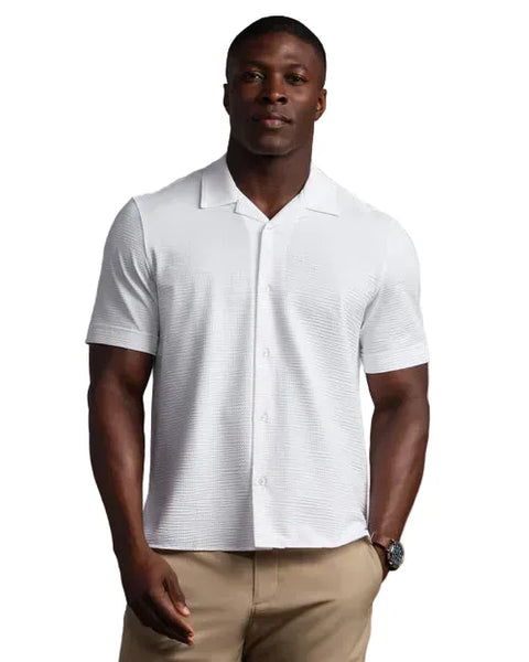 Commuter Seersucker Camp Collar Shirt