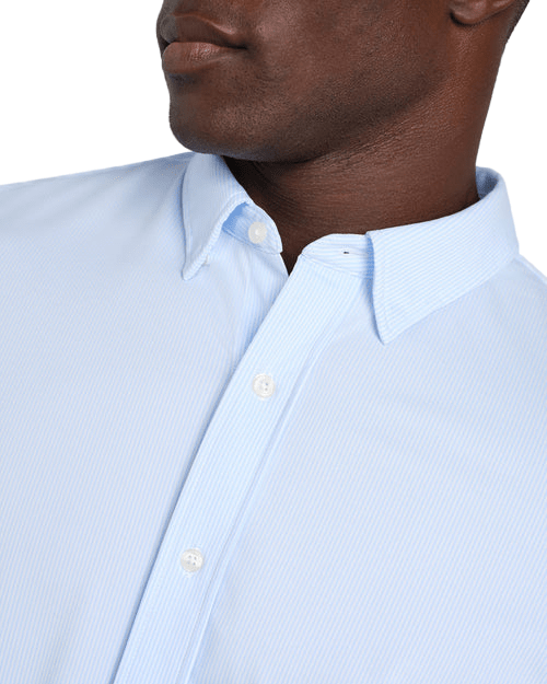 Rhone Woven Shirts Rhone - Men's Stripe Commuter Shirt - Classic Fit