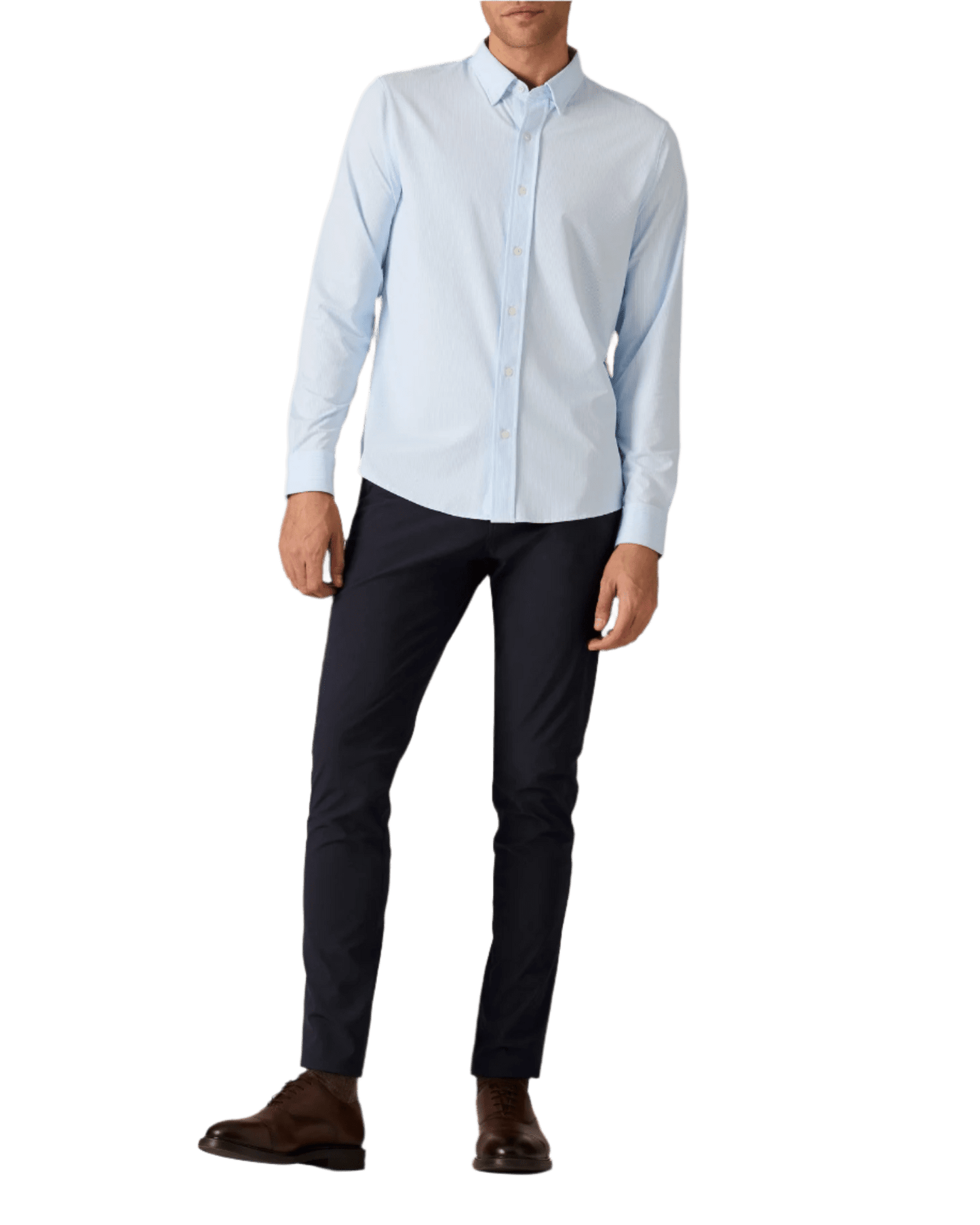 Rhone Woven Shirts Rhone - Men's Stripe Commuter Shirt - Slim Fit