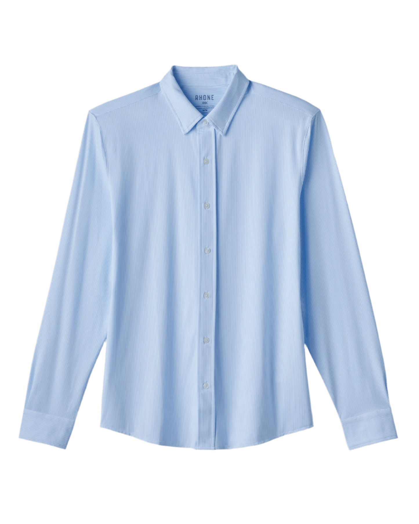 Rhone Woven Shirts S / Blue Stripe Rhone - Men's Stripe Commuter Shirt - Slim Fit