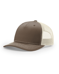 Richardson Headwear Adjustable / Chocolate Chip/Birch Richardson - Five-Panel Trucker Cap