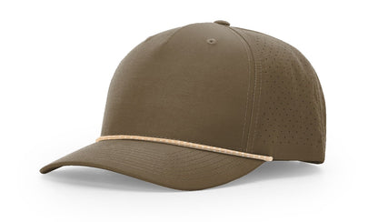 Richardson Headwear Adjustable / Dark Loden/Tannin-Grey Richardson - Laser Perf Performance Rope Cap