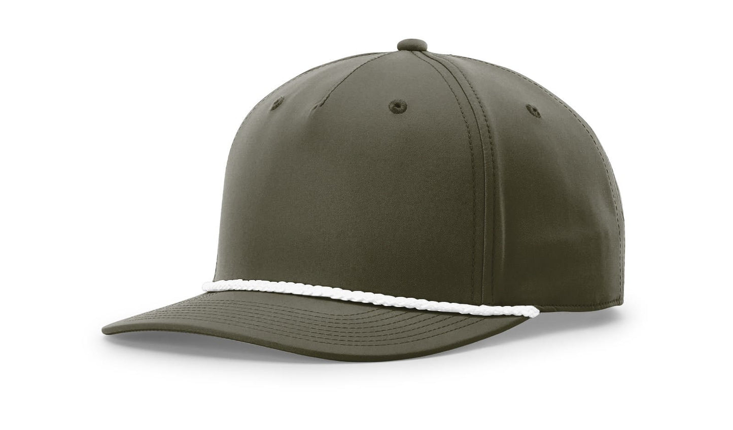 Richardson Headwear Adjustable / Dark Olive/White Richardson - Performance Rope Cap