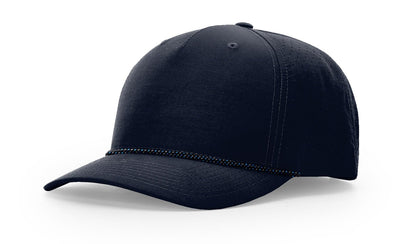 Richardson Headwear Adjustable / Navy/Midnight Navy-Grey Blue Richardson - Laser Perf Performance Rope Cap