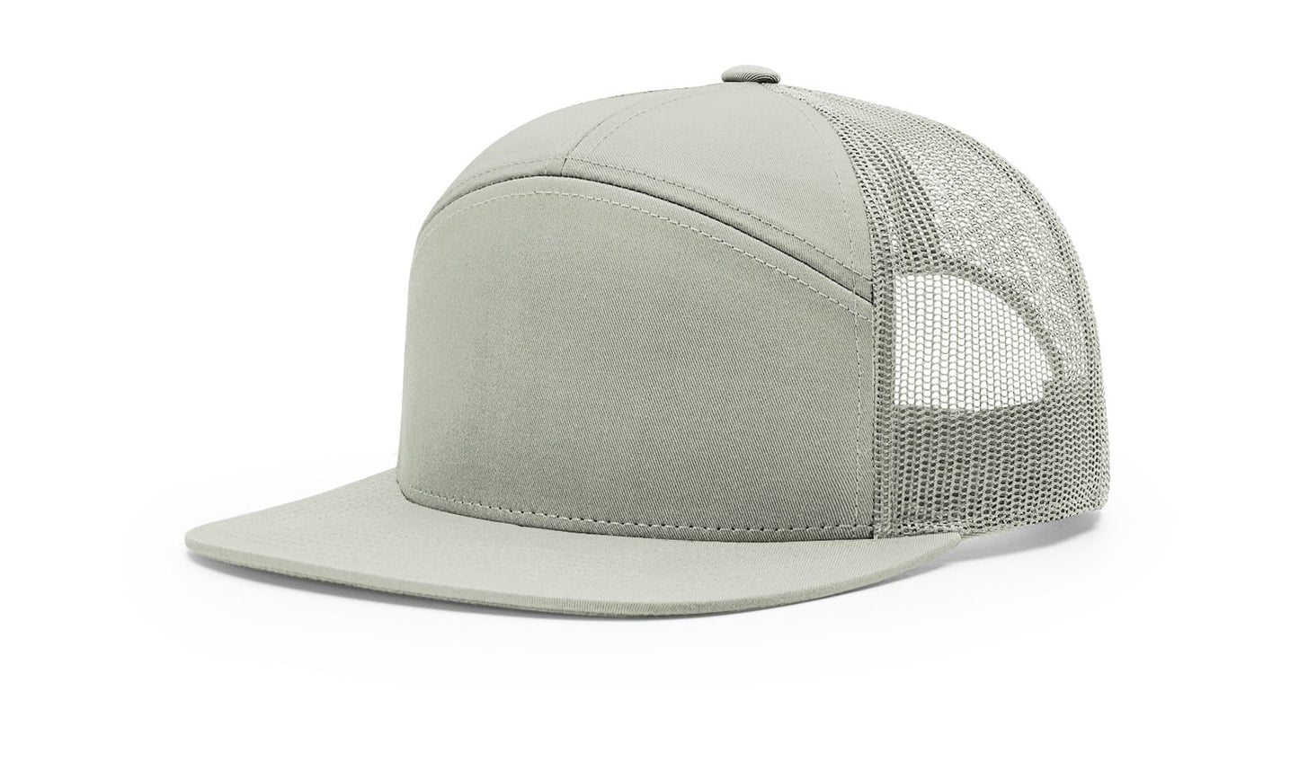Richardson Headwear Adjustable / Quarry Grey Richardson - Seven-Panel Trucker Cap