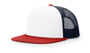 Richardson Headwear Adjustable / White/Navy/Red Richardson - Foamie Trucker Cap