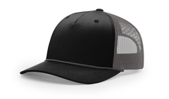 Richardson Headwear One Size / Black/Charcoal Richardson - Five-Panel Trucker Rope Cap