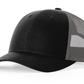 Richardson Headwear One Size / Black/Charcoal Richardson - Low Pro Trucker Cap