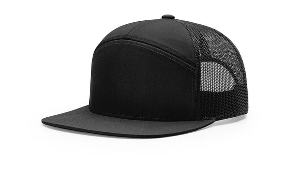 Richardson Headwear One Size / Black Richardson - Seven-Panel Trucker Cap