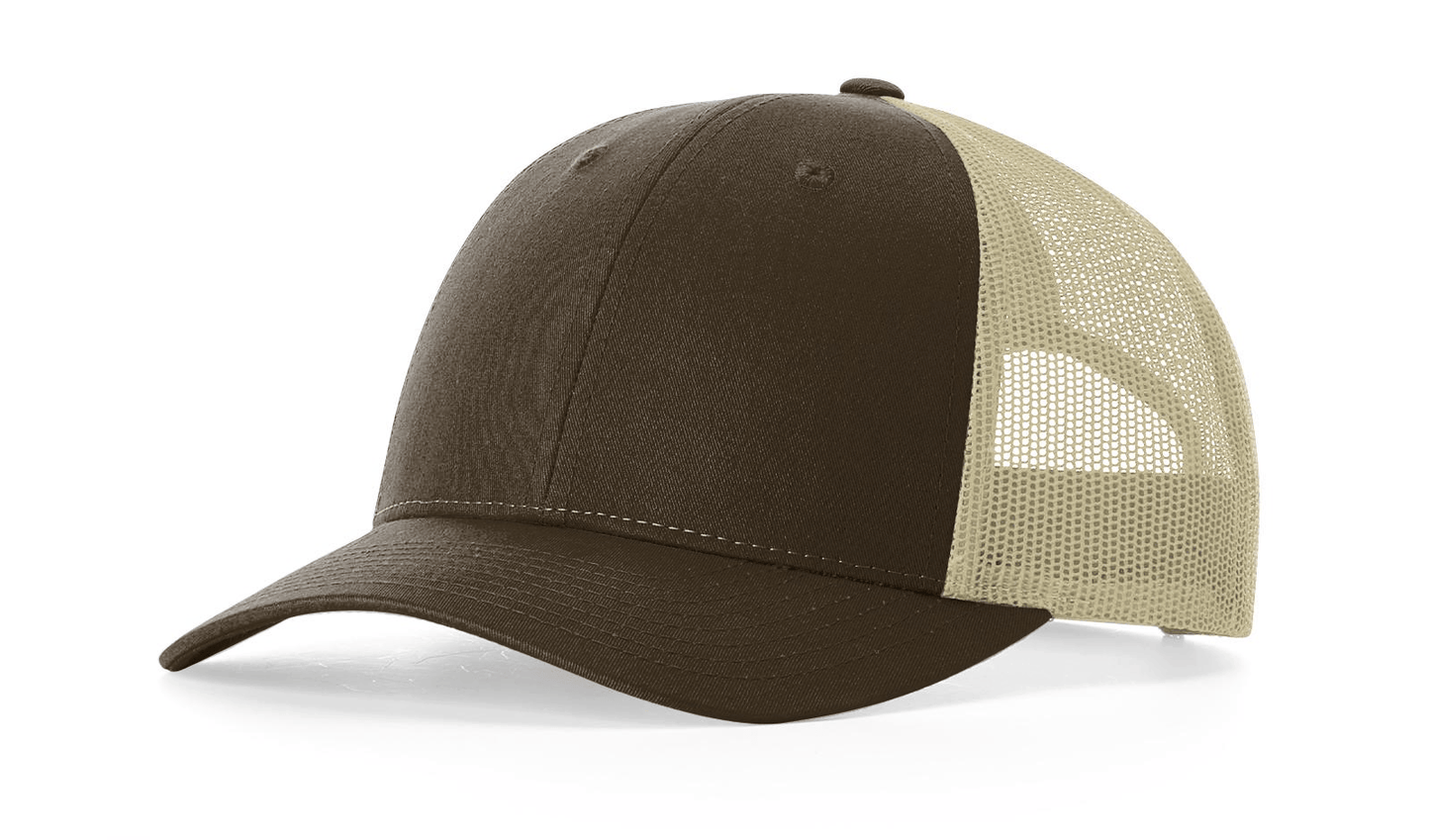 Richardson Headwear One Size / Brown/Khaki Richardson - Low Pro Trucker Cap
