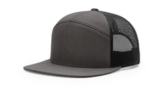 Richardson Headwear One Size / Charcoal / Black Richardson - Seven-Panel Trucker Cap