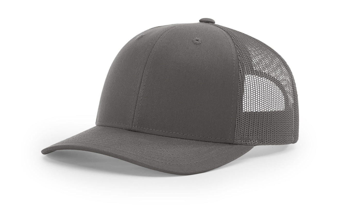 Richardson Headwear One Size / Charcoal Richardson - Solid Snapback Trucker Cap