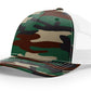 Richardson Headwear One Size / Green Camo/White Richardson - Five-Panel Printed Trucker Cap