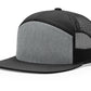 Richardson Headwear One Size / Heather Grey / Black Richardson - Seven-Panel Trucker Cap