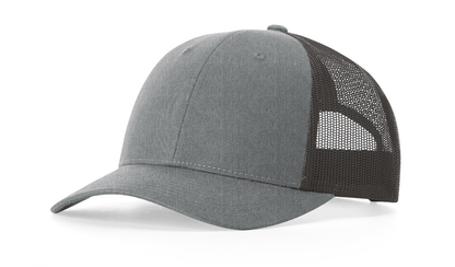Richardson Headwear One Size / Heather Grey/Dark Charcoal Richardson - Low Pro Trucker Cap