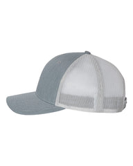 Richardson Headwear One Size / Heather Grey/ Light Grey Richardson - 2-Color Snapback Trucker Cap