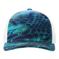 Richardson Headwear One Size / Kryptek Pontus/White Richardson - Five-Panel Printed Trucker Cap