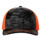 Richardson Headwear One Size / Kryptek Typhon/Neon Orange Richardson - Five-Panel Printed Trucker Cap