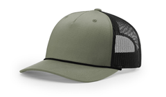 Richardson Headwear One Size / Loden Green/Black Richardson - Five-Panel Trucker Rope Cap
