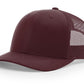 Richardson Headwear One Size / Maroon Richardson - Solid Snapback Trucker Cap