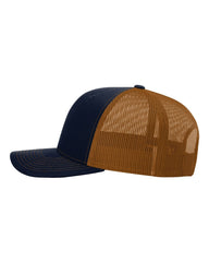 Richardson Headwear One Size / Navy/Carmel Richardson - 2-Color Snapback Trucker Cap