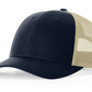 Richardson Headwear One Size / Navy/Khaki Richardson - Low Pro Trucker Cap