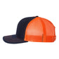 Richardson Headwear One Size / Navy/Orange Richardson - 2-Color Snapback Trucker Cap