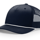 Richardson Headwear One Size / Navy/White Richardson - Five-Panel Trucker Rope Cap