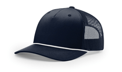 Richardson Headwear One Size / Navy/White Richardson - Five-Panel Trucker Rope Cap