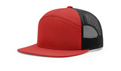 Richardson Headwear One Size / Red / Black Richardson - Seven-Panel Trucker Cap