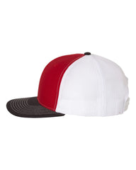 Richardson Headwear One Size / Red/White/Black Richardson - 3-Color Snapback Trucker Cap