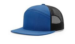 Richardson Headwear One Size / Royal / Black Richardson - Seven-Panel Trucker Cap