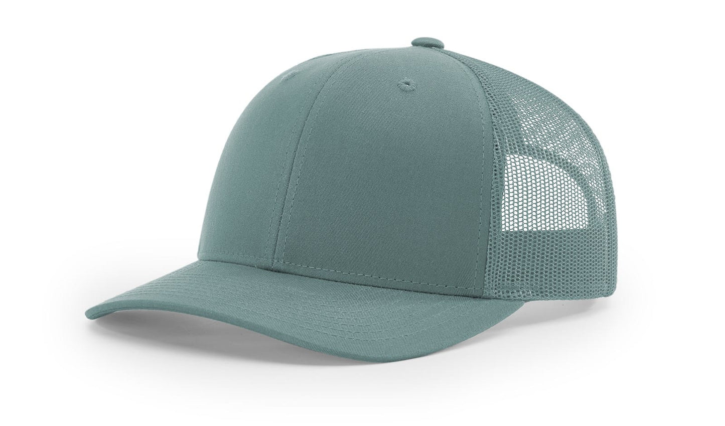 Richardson Headwear One Size / Smoke Blue Richardson - Solid Snapback Trucker Cap