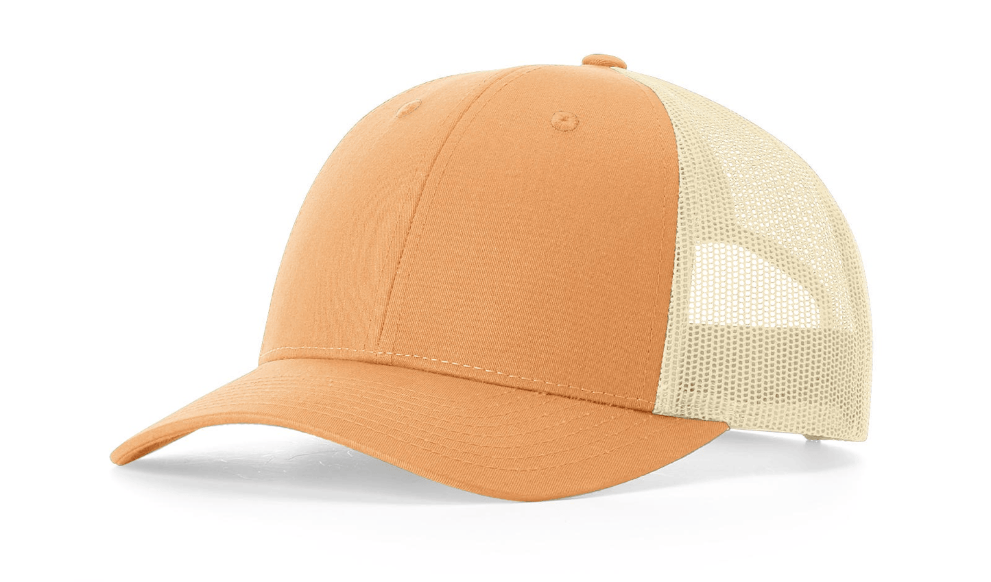 Richardson Headwear One Size / Sunkissed Peach/Birch Richardson - Low Pro Trucker Cap