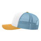 Richardson Headwear One Size / White/Columbia Blue/Yellow Richardson - 3-Color Snapback Trucker Cap