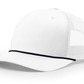 Richardson Headwear One Size / White/Navy Richardson - Five-Panel Trucker Rope Cap