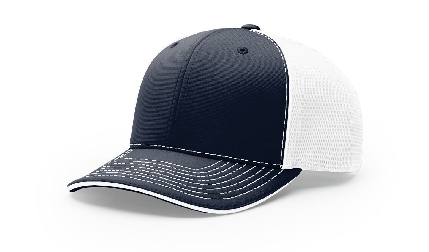 Richardson Headwear S/M / Navy/White Split Richardson - Pulse Sportmesh R-Flex Cap