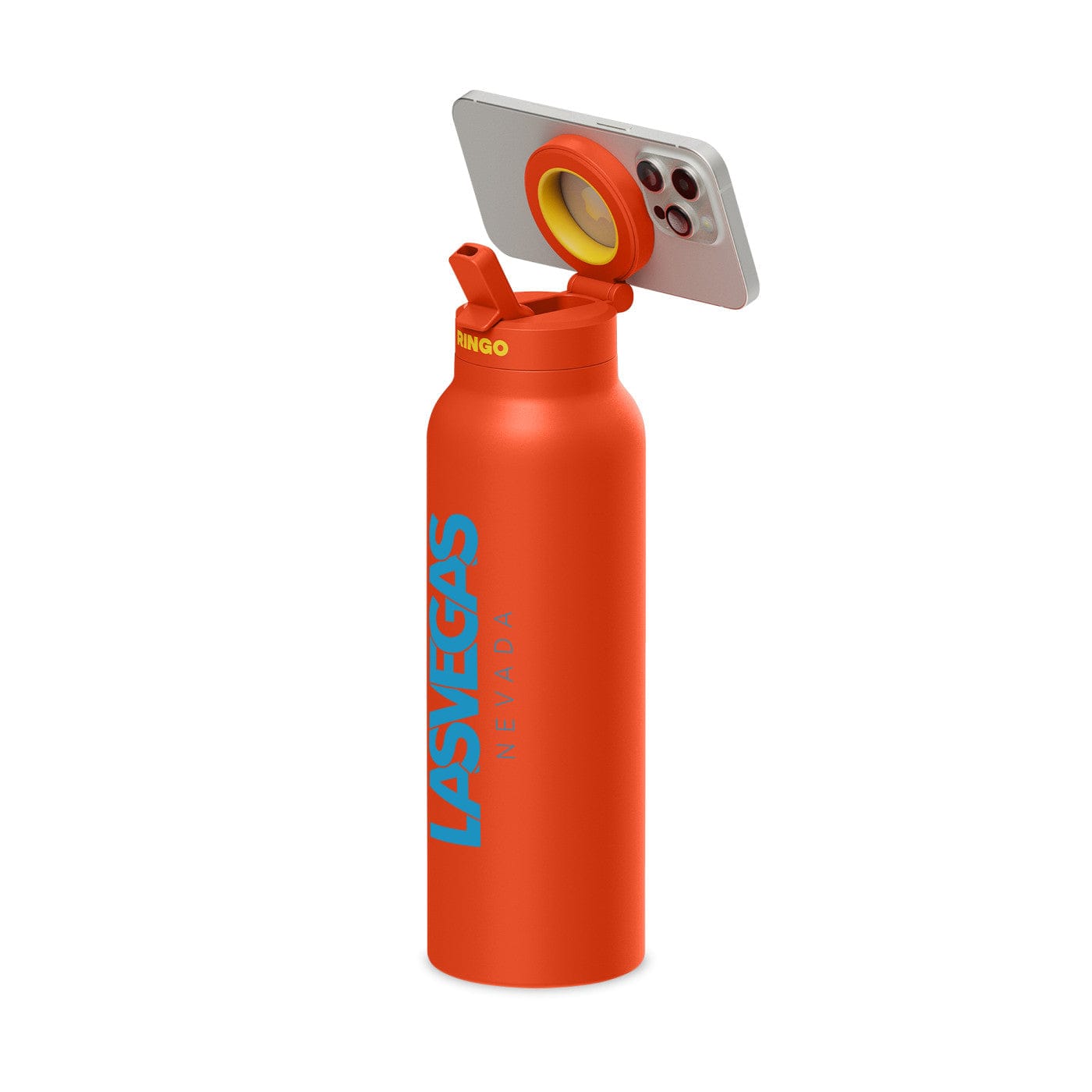 RINGO Drinkware 24oz / Orange RINGO - Pro-Water Bottle 24oz w/ Magnetic Booster Ring
