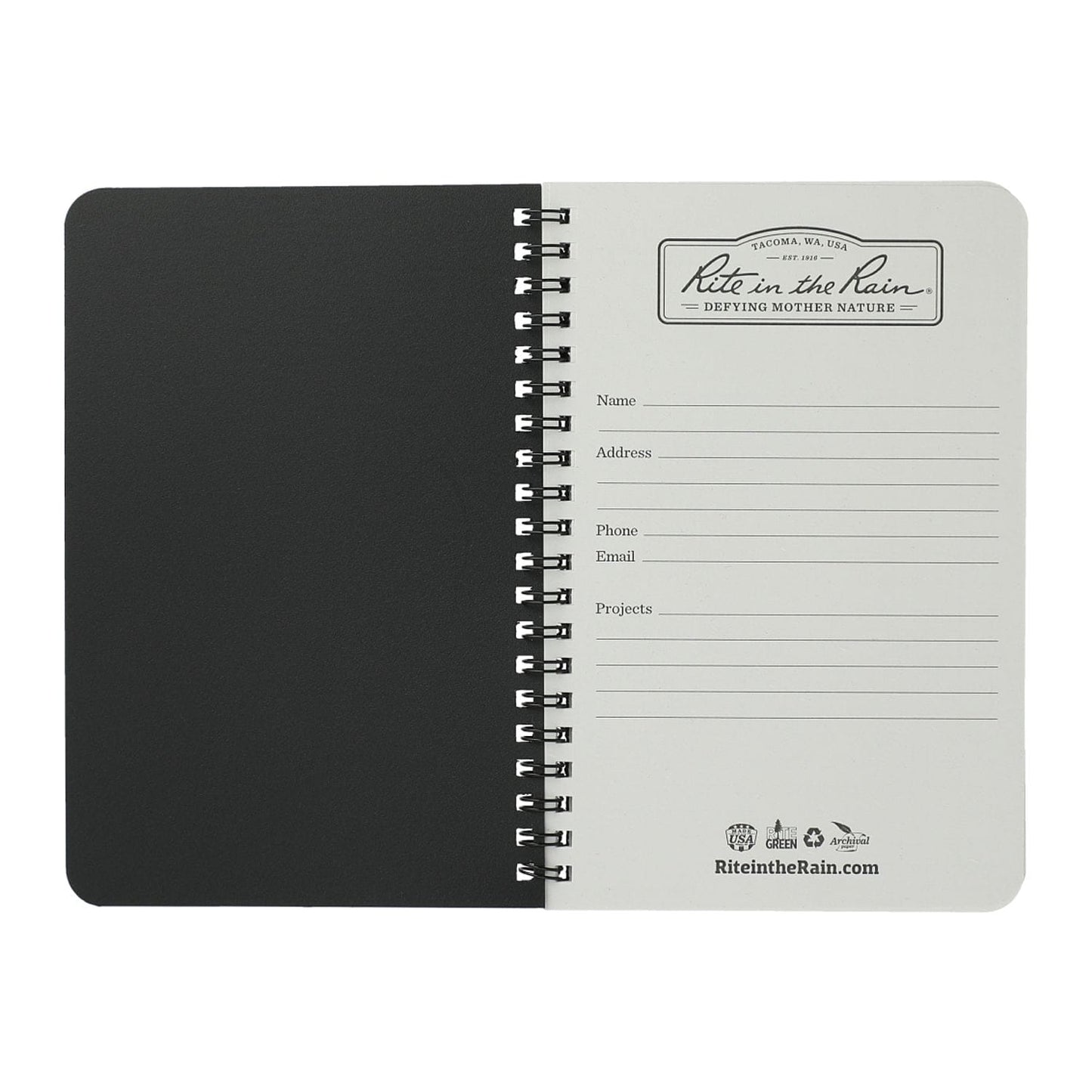 Rite in the Rain Journals & Notebooks Rite in the Rain - Side Spiral Notebook
