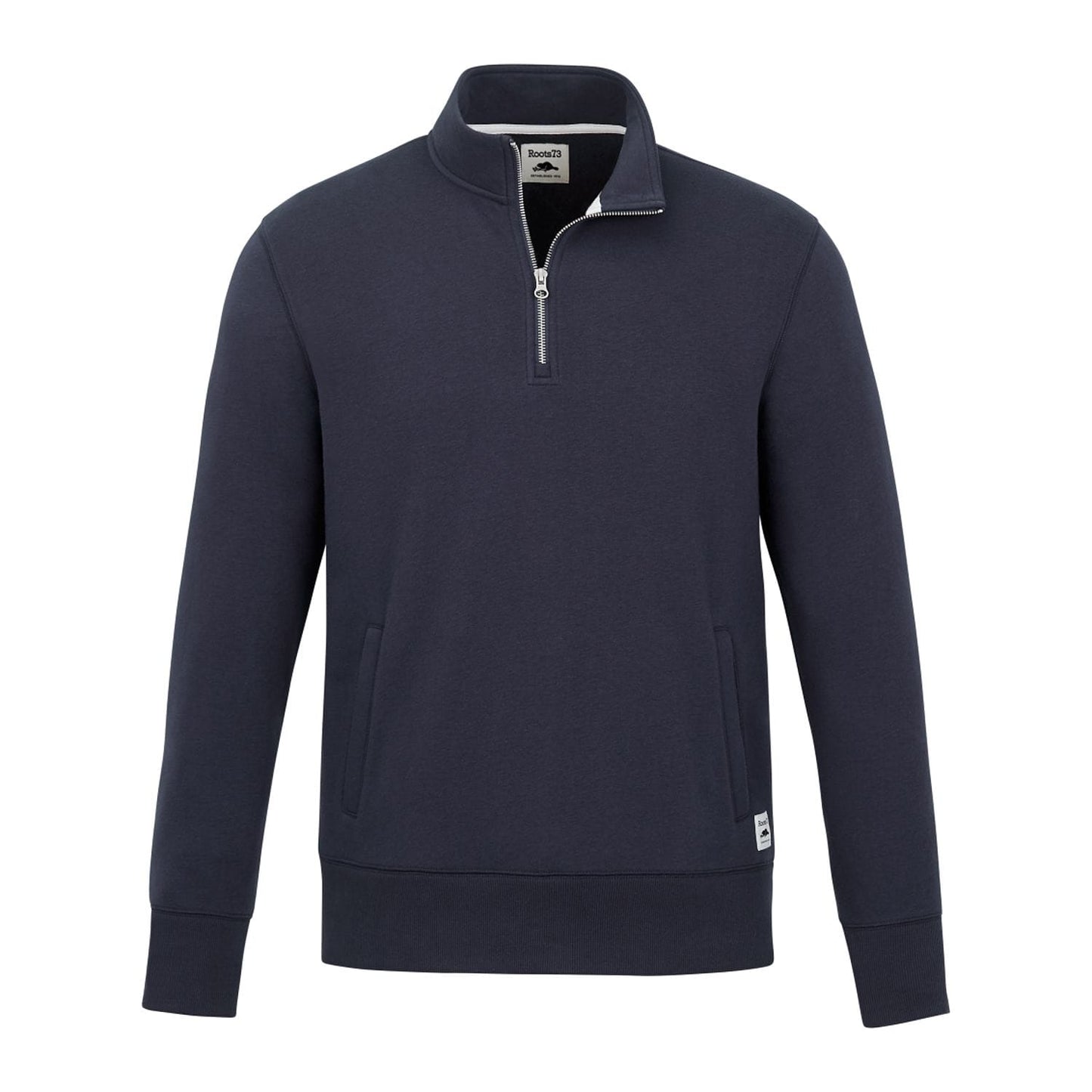 Roots Layering S / Atlantic Navy Roots73 - Men's PADDLECREEK Quarter-Zip Pullover