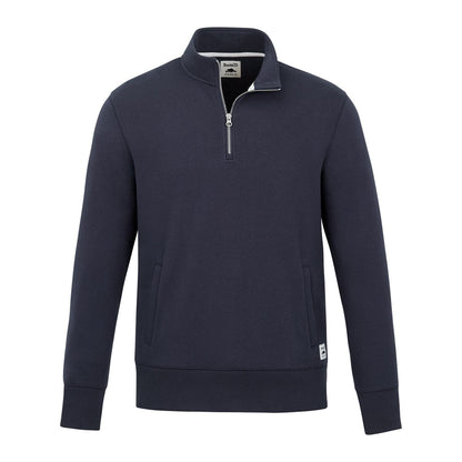 Roots Layering S / Atlantic Navy Roots73 - Men's PADDLECREEK Quarter-Zip Pullover